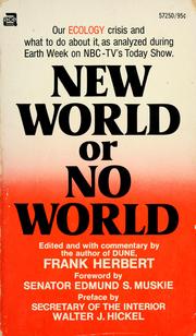 Cover of: New world or no world.