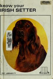 Cover of: Know your Irish setter