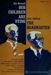 Cover of: Our children are dying