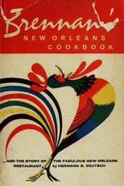 Cover of: Brennan's New Orleans cookbook: with the story of the fabulous New Orleans restaurant