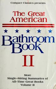 Cover of: The great American bathroom book (GABB)