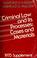 Cover of: Criminal law and its processes