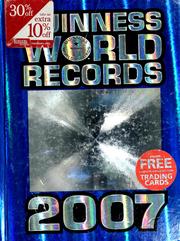 Cover of: Guinness World Records 2007 (Guinness World Records)