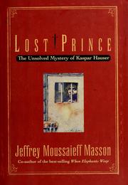 Cover of: Lost prince by Feuerbach, Paul Johann Anselm Ritter von