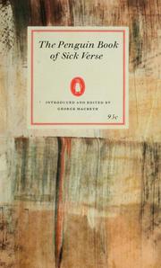 Cover of: The Penguin book of sick verse