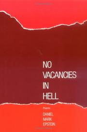 Cover of: No Vacancies in Hell by Daniel Mark Epstein