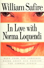 Cover of: In love with Norma Loquendi