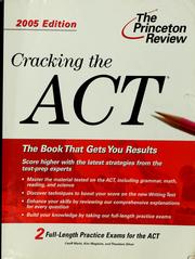 Cover of: Cracking the ACT