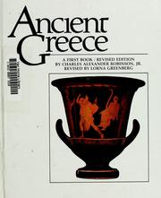 Cover of: Ancient Greece by Charles Alexander Robinson