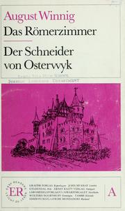 Cover of: Das römerzimmer: Der Schneider von Osterwyk.