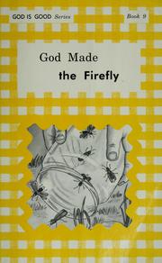 Cover of: God made the firefly