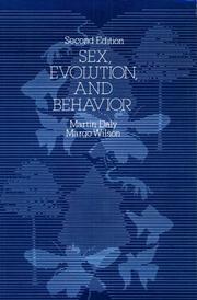 Cover of: Sex, evolution, and behavior