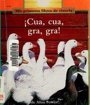 Cover of: Cua, cua, gra, gra!