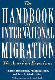 Cover of: The Handbook of International Migration: The American Experience