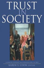 Cover of: Trust in Society