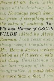 Cover of: The Wit and Humor of Oscar Wilde