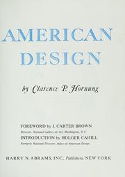 Cover of: Treasury of American design | Clarence Pearson Hornung