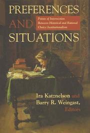 Cover of: Preferences And Situations by 