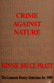 Cover of: Crime Against Nature