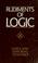Cover of: Rudiments of logic