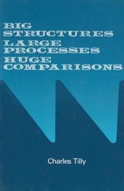 Cover of: Big Structures, Large Processes, Huge Comparisons by Charles Tilly, Charles Tilly