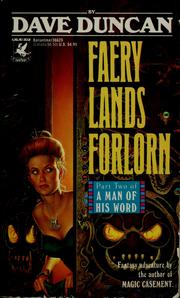 Cover of: Faery Lands Forlorn: Part Two of A Man of His Word