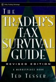 Cover of: The trader's tax survival guide