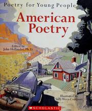 Cover of: Poetry for young people American Poetry by John Hollander