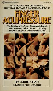Cover of: Finger acupressure by Pedro Chan