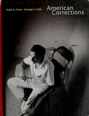 Cover of: American Corrections by Todd R. Clear, George F. Cole