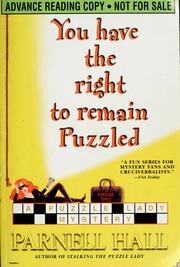 Cover of: You Have the Right to Remain Puzzled (Puzzle Lady Mysteries)