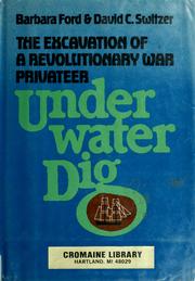 Cover of: Underwater dig: the excavation of a Revolutionary War privateer
