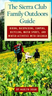 Cover of: The Sierra Club family outdoors guide