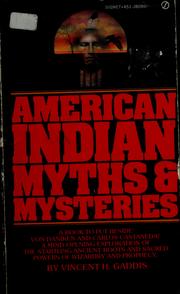 Cover of: American Indian myths & mysteries