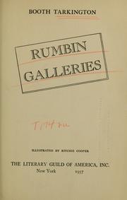 Cover of: Rumbin galleries by Booth Tarkington