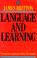 Cover of: Language and Learning (Pelican)