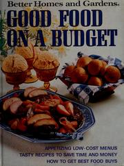Cover of: Good food on a budget