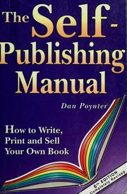 Cover of: The self-publishing manual by Dan Poynter