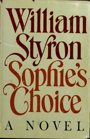 Cover of: Sophie's Choice