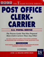 Cover of: Post office clerk-carrier by Eve P. Steinberg