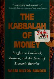 Cover of: The Kabbalah of money by Nilton Bonder