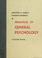 Cover of: Principles of general psychology