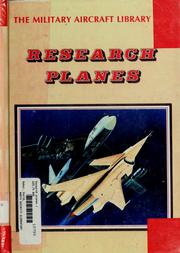 Cover of: Research planes