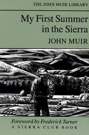 my first summer in the sierra by john muir