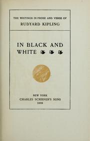 Cover of: In black and white by Rudyard Kipling