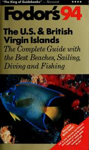Cover of: Fodor's94 the U.S. & British Virgin Islands