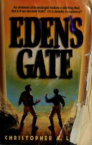 Cover of: Eden's gate by Christopher A. Lane