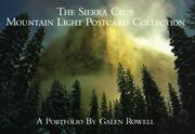 Cover of: The Sierra Club Mountain light postcard collection