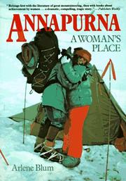 Cover of: Annapurna: A Woman's Place