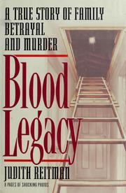 Cover of: Blood Legacy by Judith Reitman